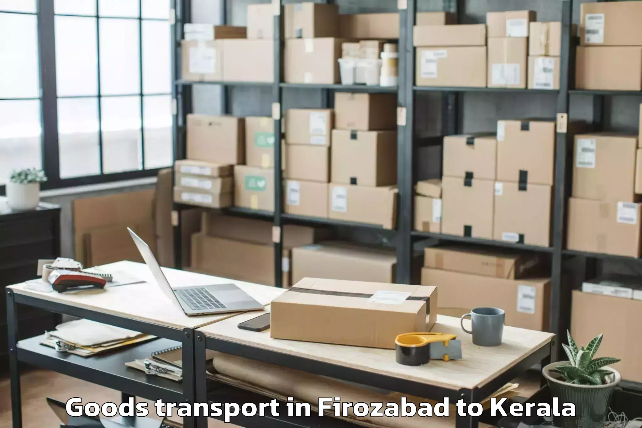 Easy Firozabad to Sankaramangalam Goods Transport Booking